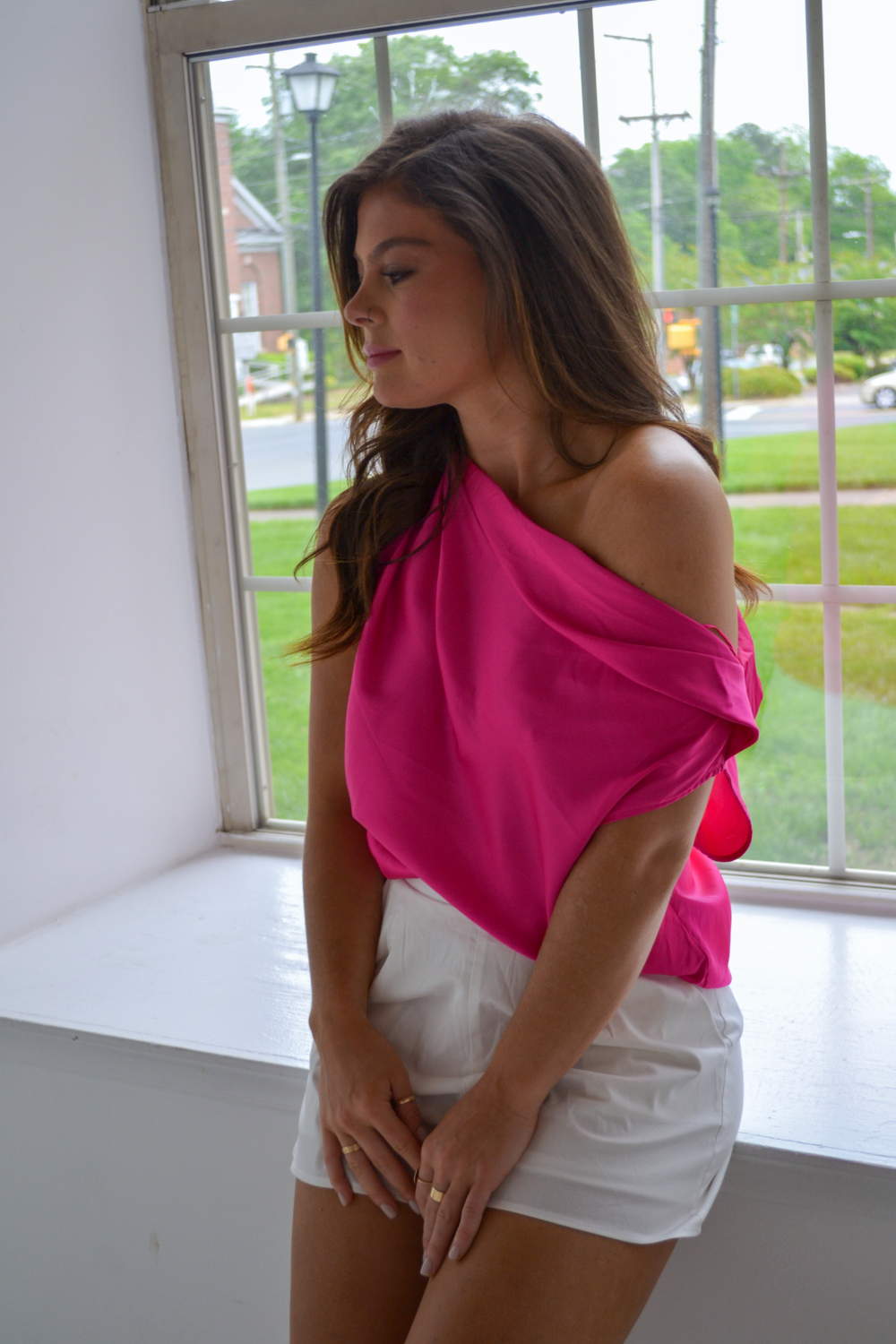 Ceres One Shoulder Top - Seven 1 Seven