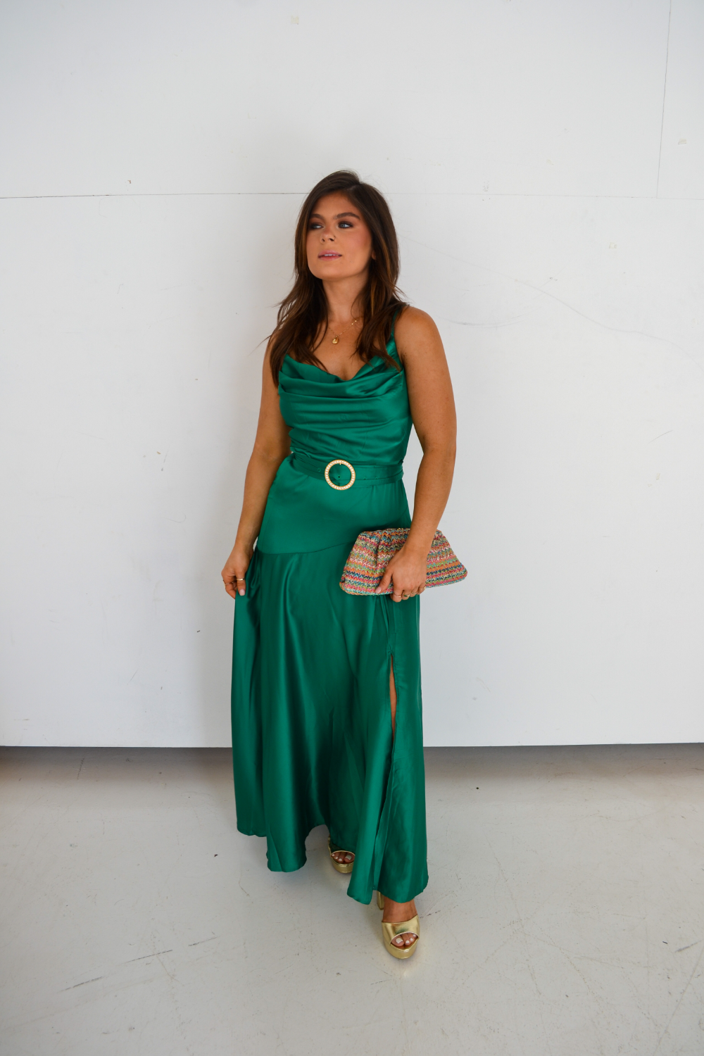 Bailey Satin Maxi Dress - Seven 1 Seven