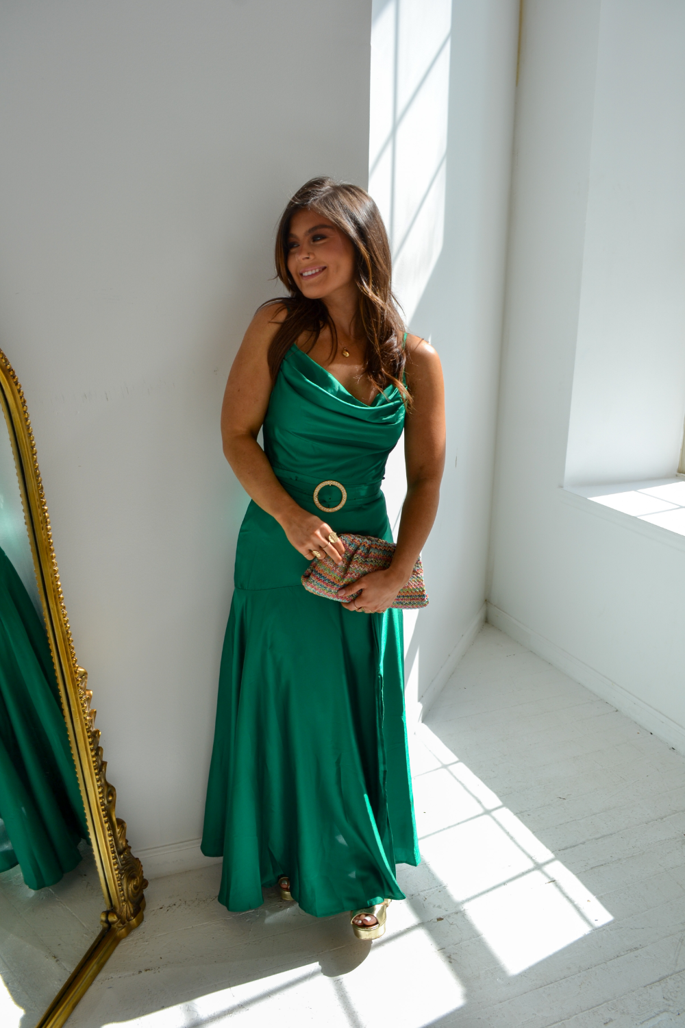 Bailey Satin Maxi Dress - Seven 1 Seven