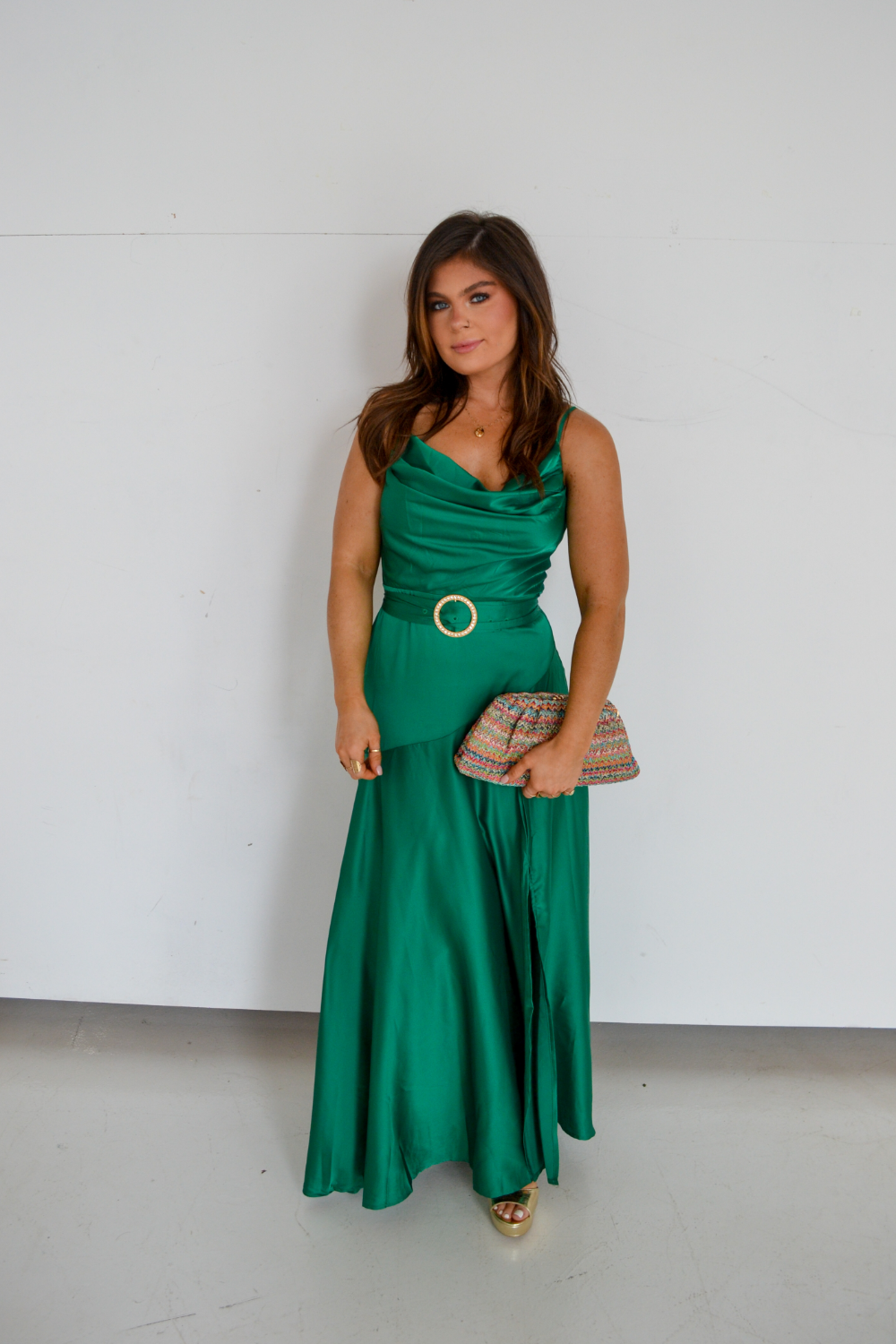 Bailey Satin Maxi Dress - Seven 1 Seven