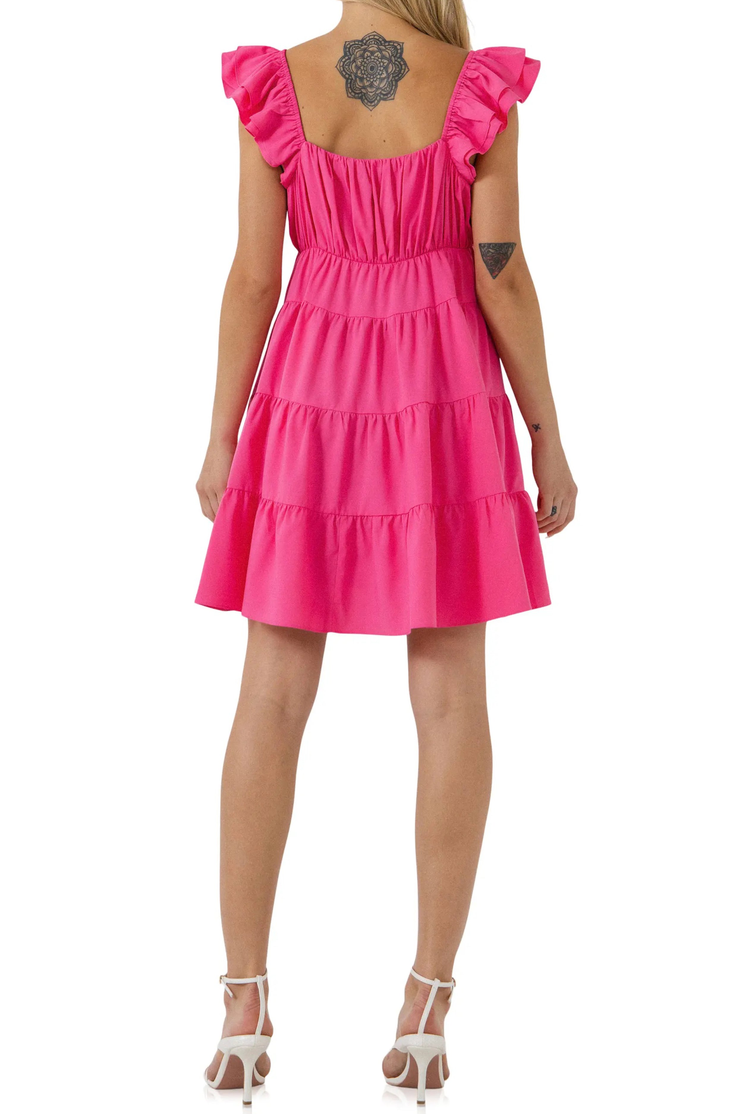 Lori Tiered Mini Dress Dresses Seven 1 Seven