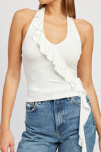 Load image into Gallery viewer, Ruffle Halter Top
