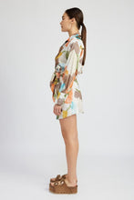 Load image into Gallery viewer, Watercolor Printed Wrap Dress

