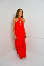 Load image into Gallery viewer, Bow Front Halter Maxi
