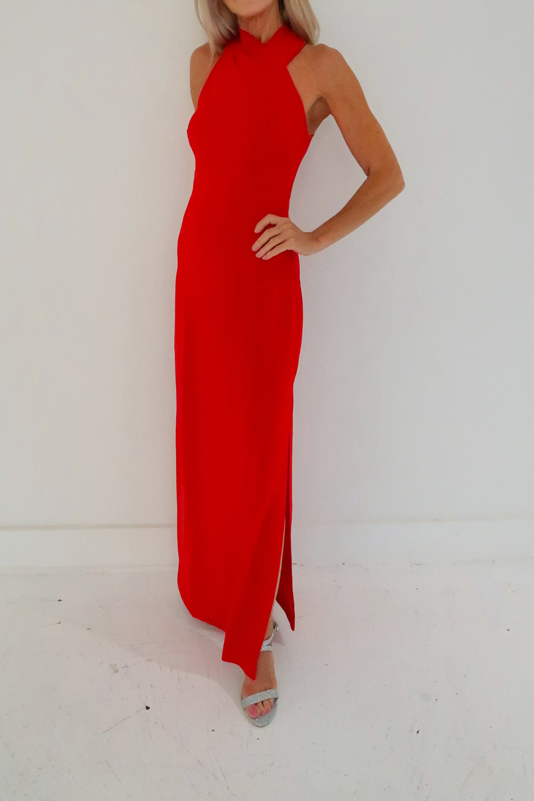 High Neck Formal Dress