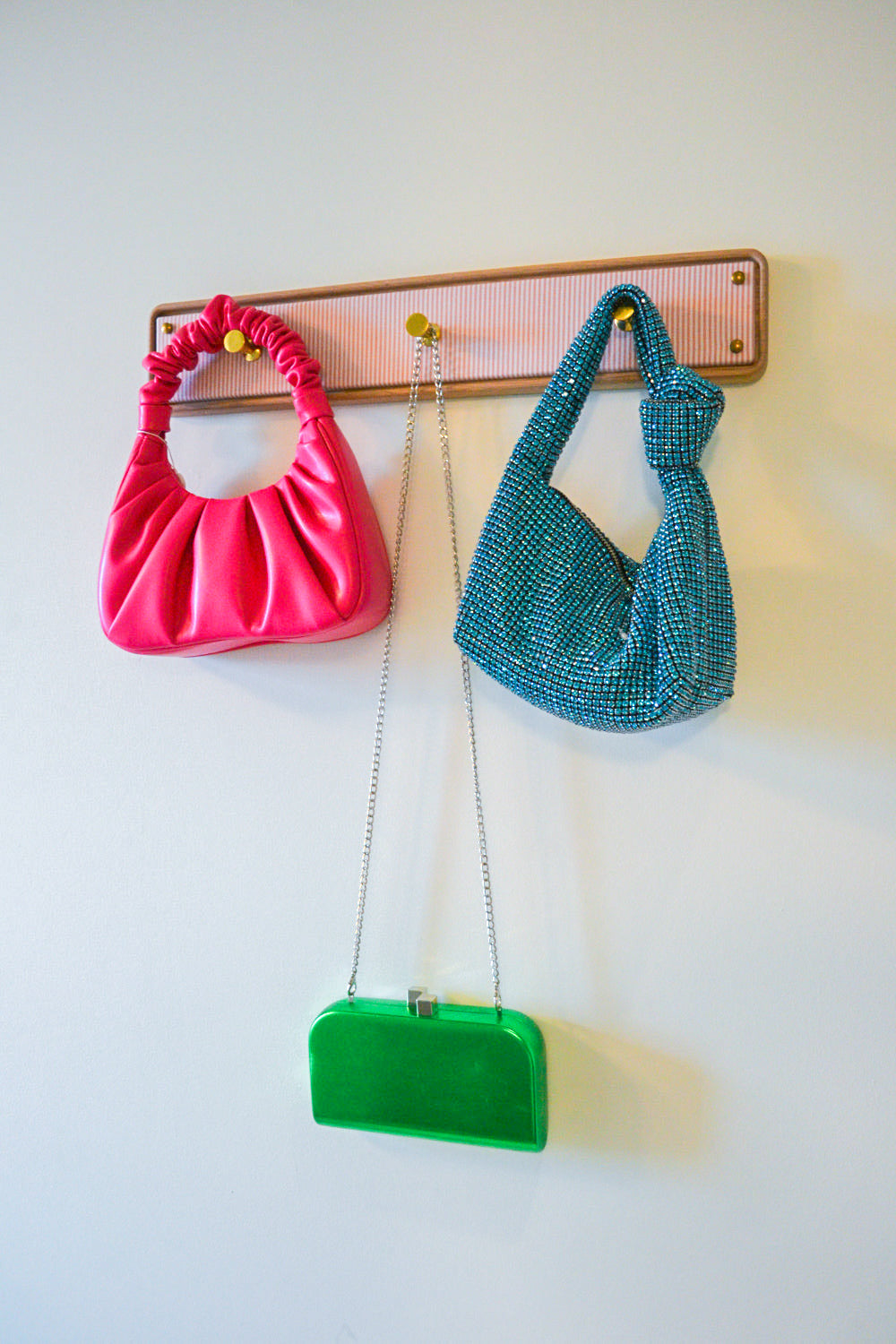 Rhinestone Knotted Shoulder Bag