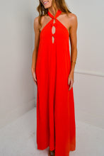 Load image into Gallery viewer, Bow Front Halter Maxi
