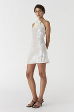 Load image into Gallery viewer, Sequin Rosette Mini Dress
