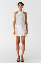 Load image into Gallery viewer, Sequin Rosette Mini Dress
