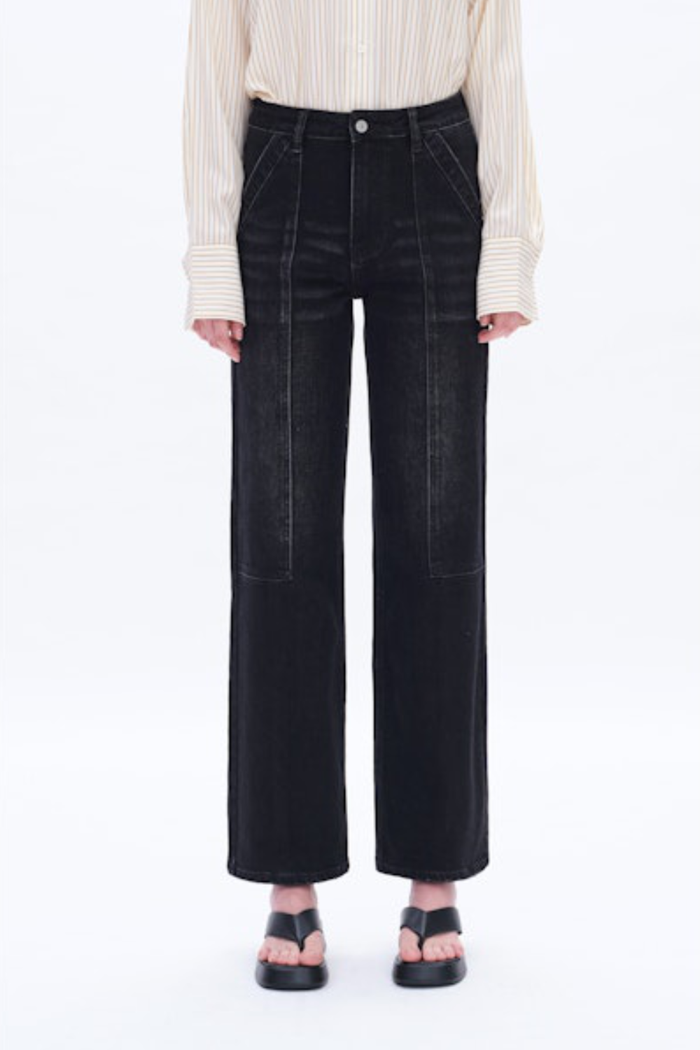 Black Wide Leg Jean