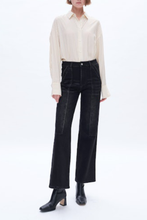 Load image into Gallery viewer, Black Wide Leg Jean
