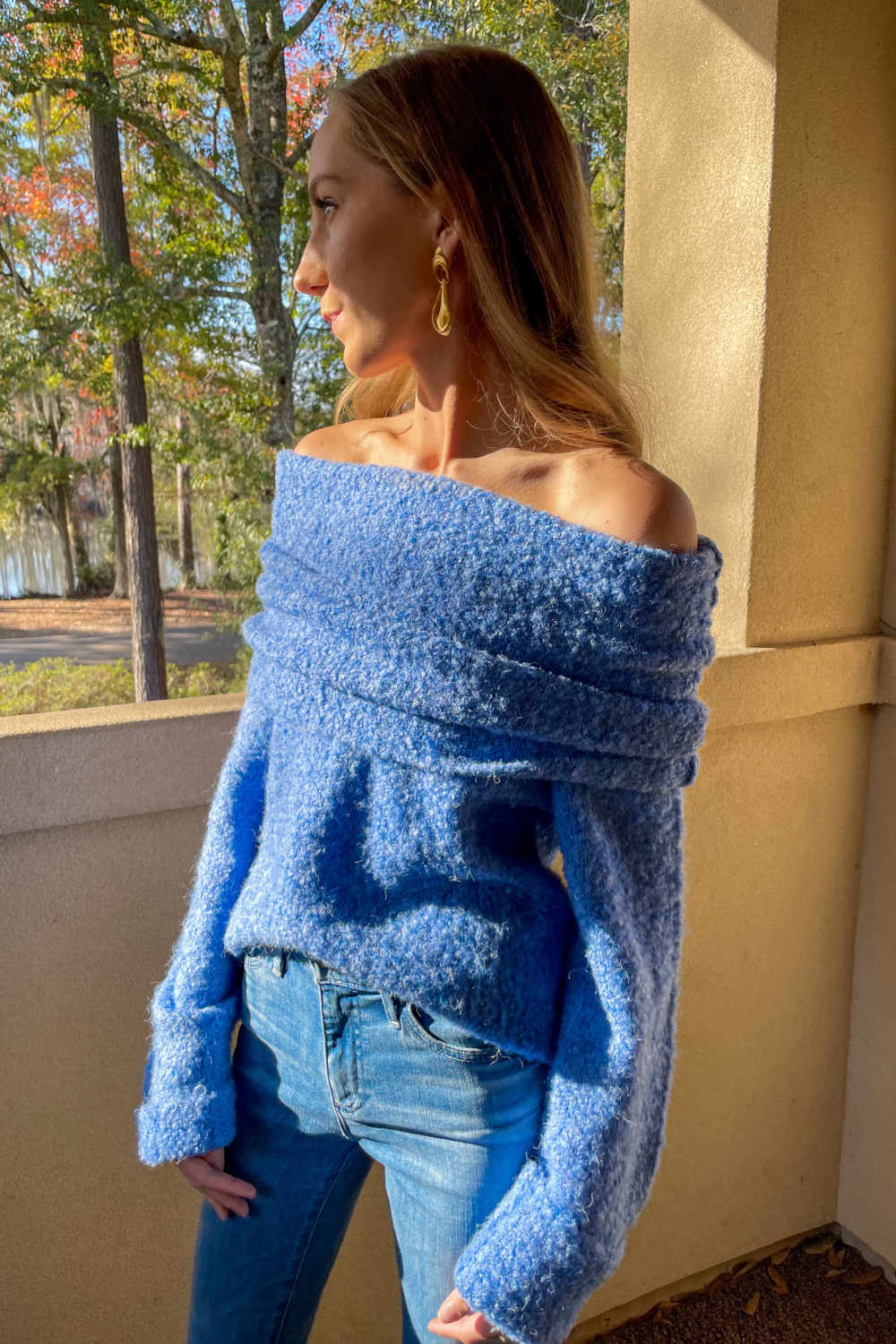 Eva Off Shoulder Knit