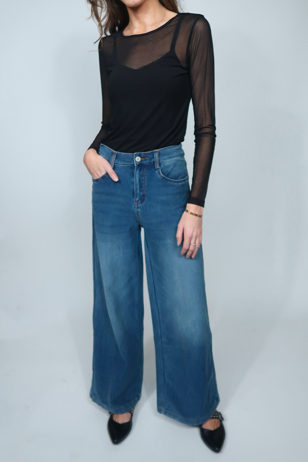 Shelby Wide-Leg Denim