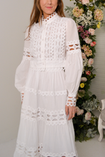Load image into Gallery viewer, Cotton Eyelet Skirt Set
