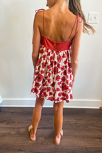 Load image into Gallery viewer, Printed Bow Mini Dress
