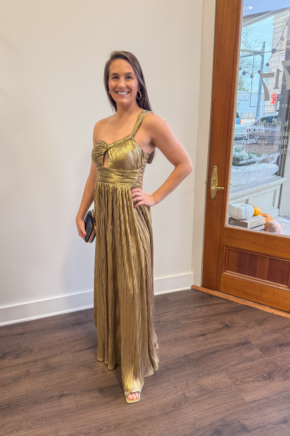 Gold Metallic Maxi