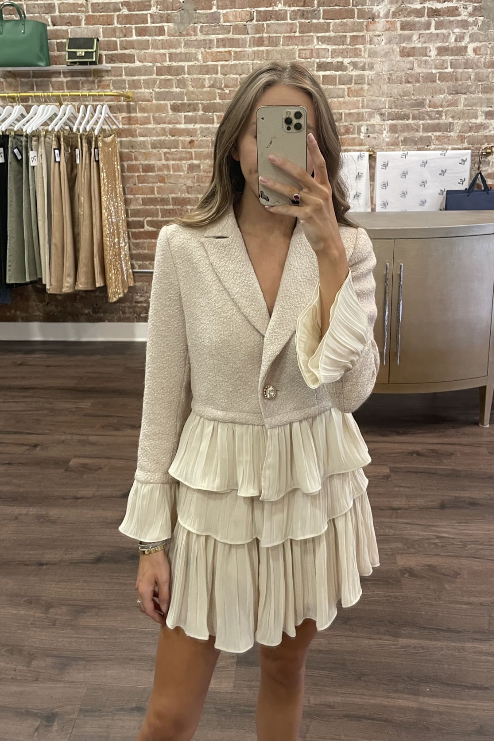 Chiffon Trimmed Jacket