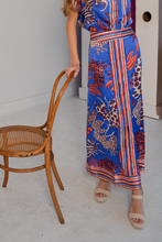Load image into Gallery viewer, Printed Satin Maxi Skirt
