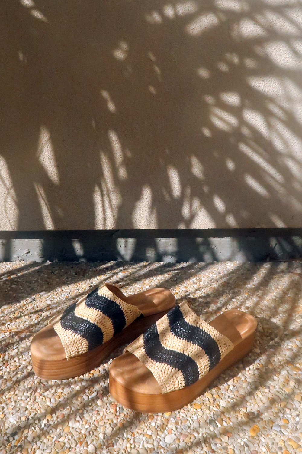 Raffia Platform Sandal