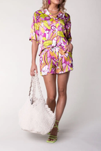 Load image into Gallery viewer, Elizabeth Printed Satin Shorts
