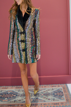 Load image into Gallery viewer, Sequin Blazer Dress
