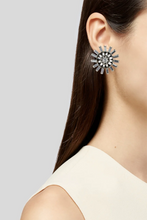 Load image into Gallery viewer, Silver Starburst Earrings
