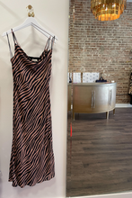 Load image into Gallery viewer, Tiger Print Slip Dress
