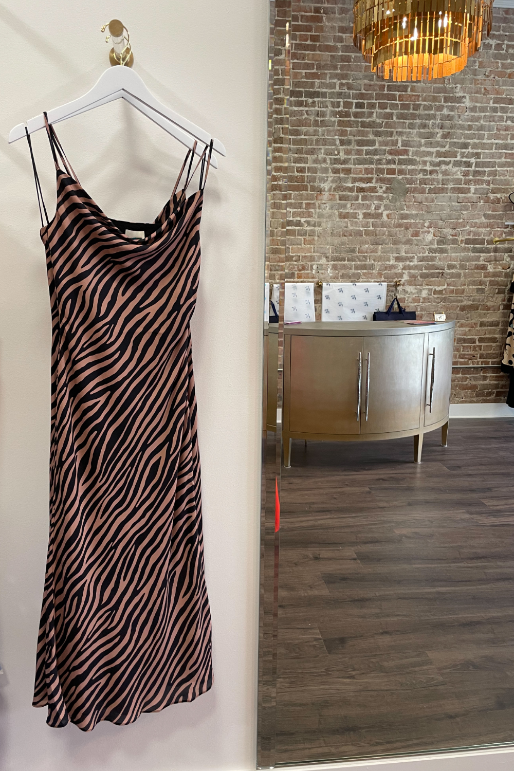 Tiger Print Slip Dress