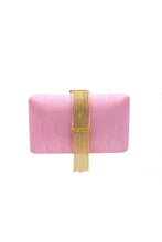 Load image into Gallery viewer, Fringe Clutch Accessories Seven 1 Seven Pink 

