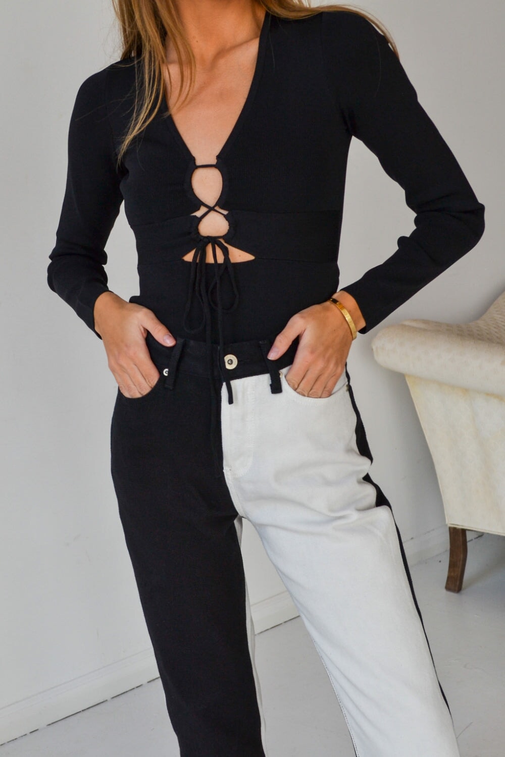 Nella Lace Up Top Tops Seven 1 Seven 