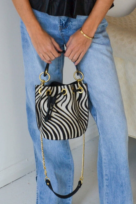 Zebra Bucket Bag Accessories Seven 1 Seven 