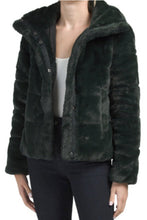 Load image into Gallery viewer, Faux Fur Coat Seven 1 Seven Medium Green 
