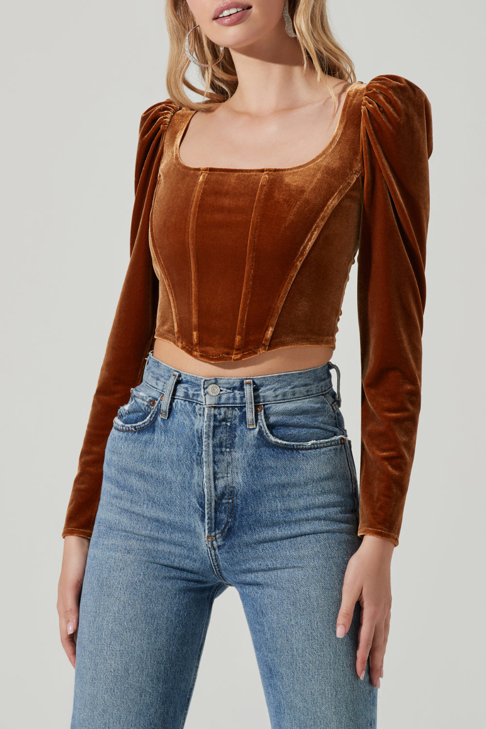 Ashbury Velvet Corset Tops Seven 1 Seven 