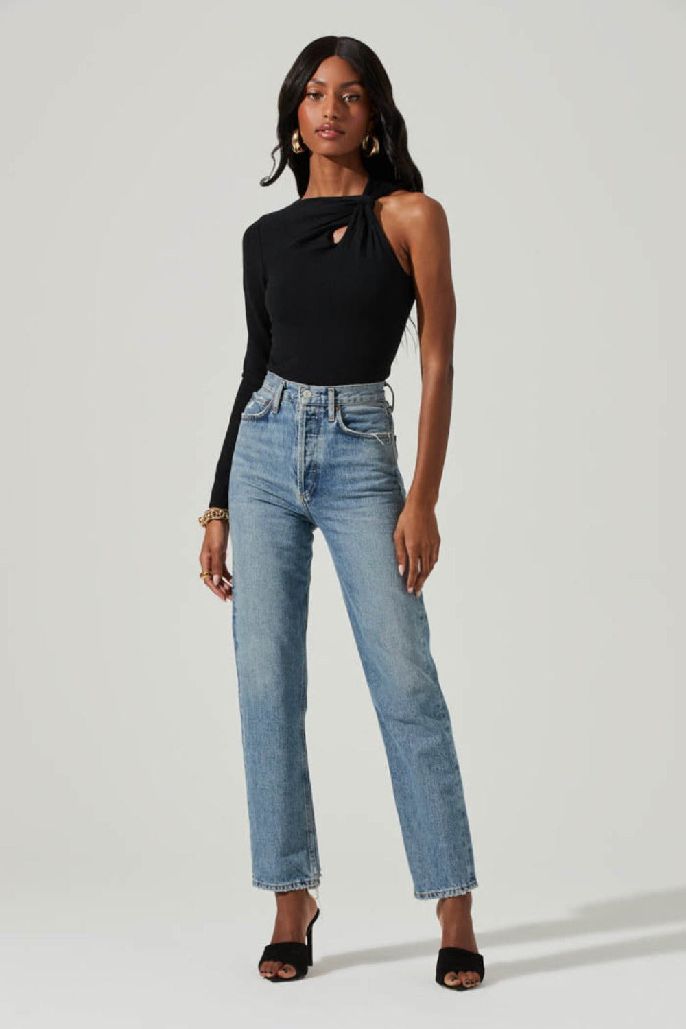 Delilah One Shoulder Bodysuit Tops Seven 1 Seven 