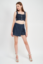 Load image into Gallery viewer, Landes Denim Mini Skirt - Seven 1 Seven
