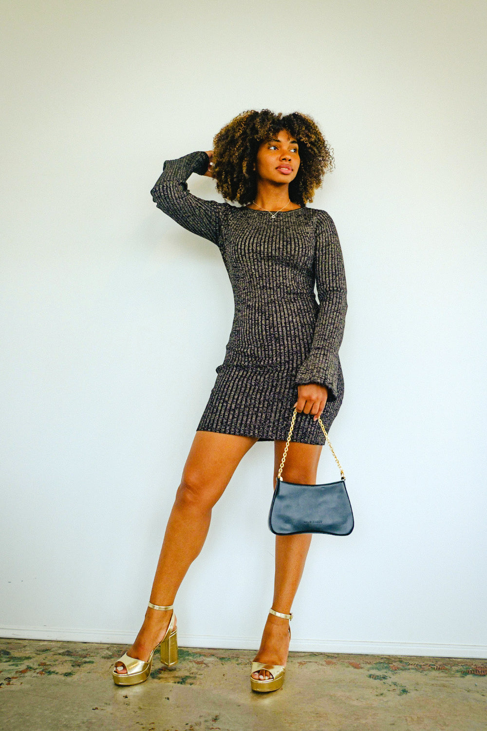 Kiara Ribbed Mini Dress Dresses Seven 1 Seven 