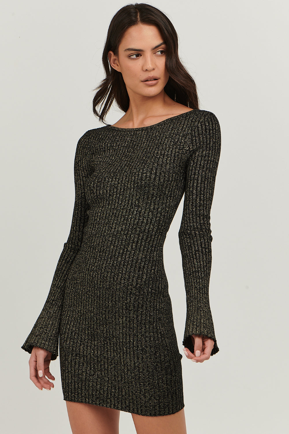 Kiara Ribbed Mini Dress Dresses Seven 1 Seven XS 