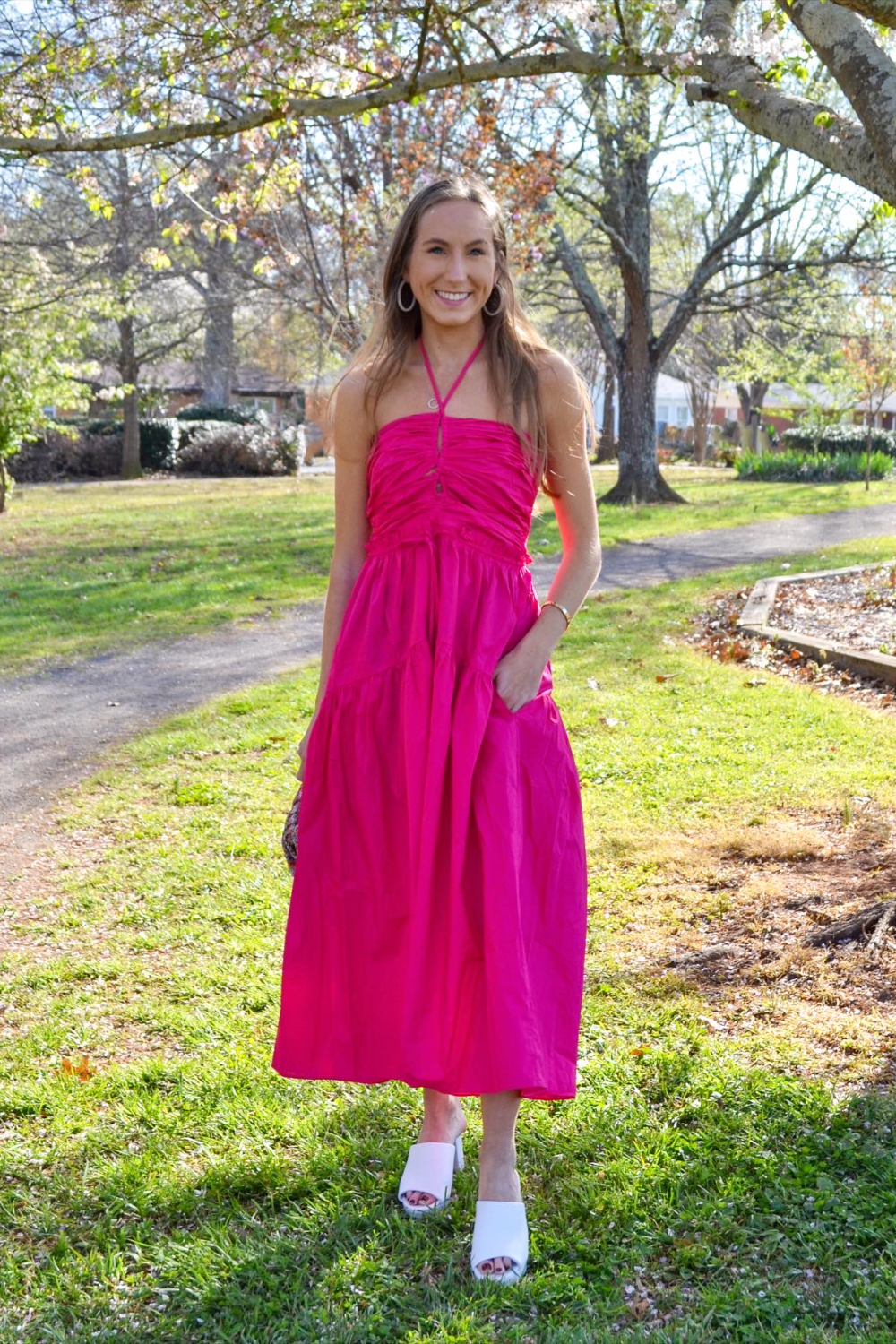 Selena Halter Midi Dress - Seven 1 Seven