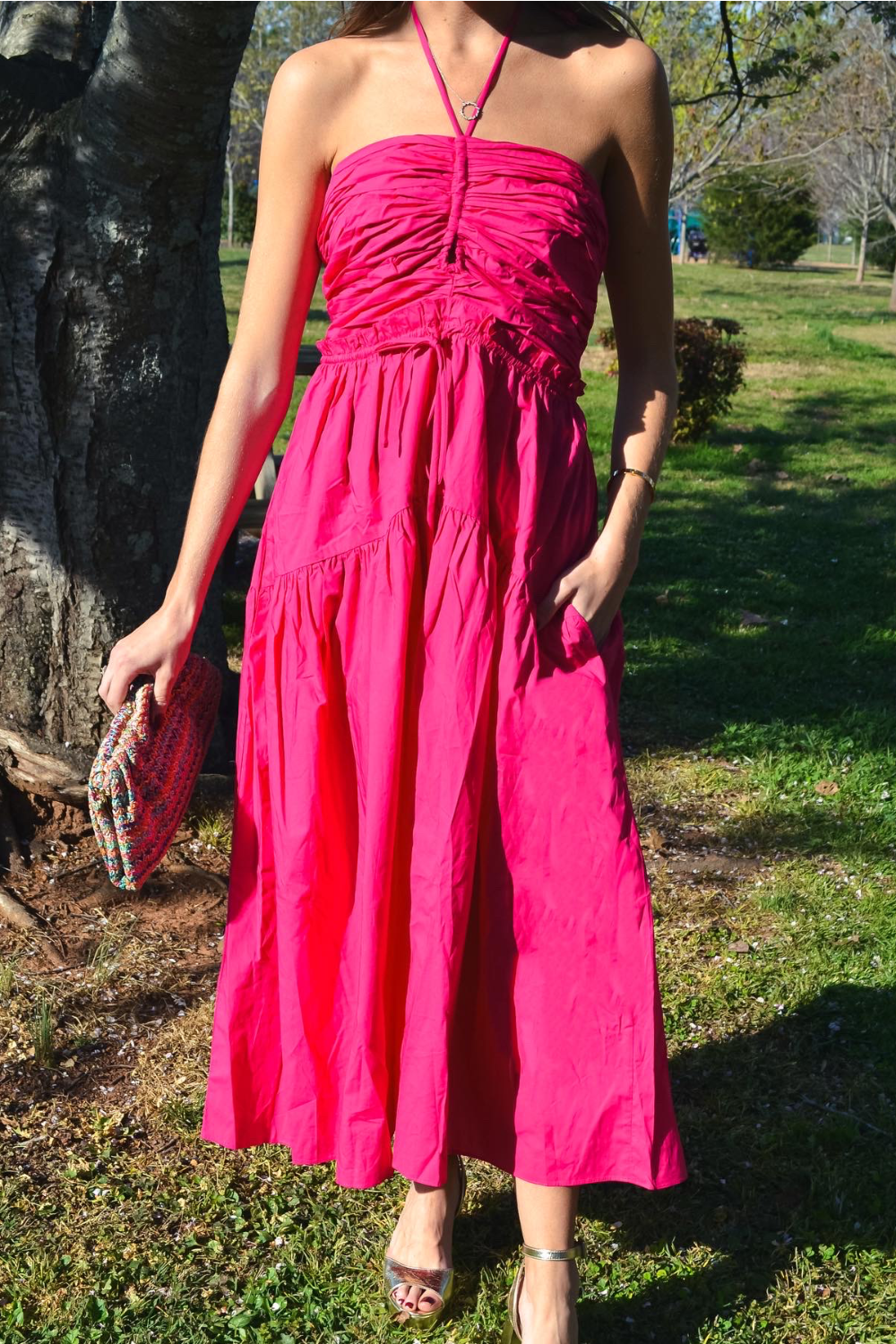 Selena Halter Midi Dress - Seven 1 Seven